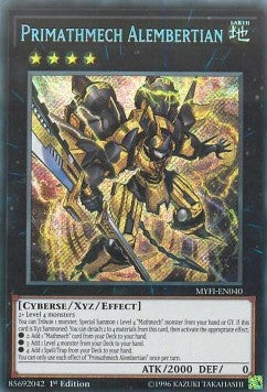 Primathemech D'Alembert MYFI-040 Secret Rare Good Deutsch 1. Auflage
