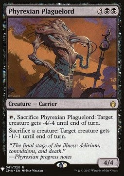 Phyrexian Plaguelord MYS-61 Rare Near Mint Englisch