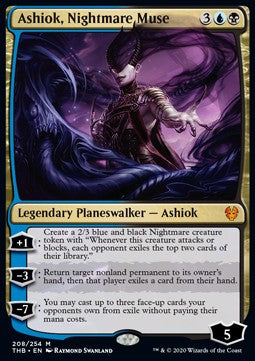 Ashiok, Nightmare Muse THB-208 Mythic Near Mint Englisch