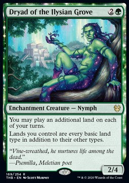 Dryad of the Ilysian Grove THB-169 Rare Excellent Englisch Foil