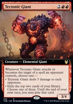 Tectonic Giant XTHB-323 Rare Excellent Englisch Foil