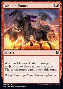 Wrap in Flames THB-164 Common Excellent Englisch Foil