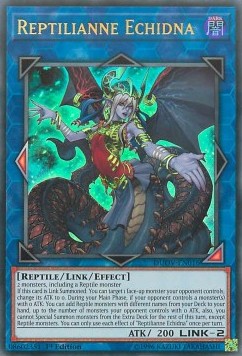 Reptilianische Echidna DUOV-016 Ultra Rare Light Played Deutsch 1. Auflage