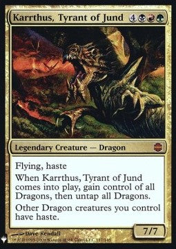 Karrthus, Tyrant of Jund MYS-117 Mythic Good Englisch Foil