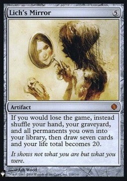 Lich's Mirror MYS-210 Mythic Played Englisch Foil