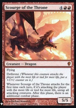 Scourge of the Throne MYS-35 Mythic Excellent Englisch Foil