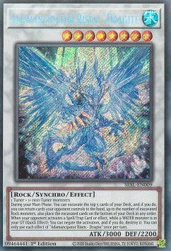 Adamancipator Risen - Dragite SESL-009 Secret Rare Excellent Englisch 1. Auflage