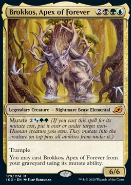 Brokkos, Apex of Forever IKO-179 Mythic Good Englisch