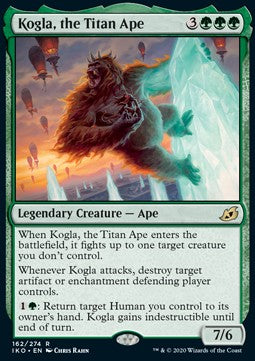 Kogla, the Titan Ape IKO-162 Rare Good Englisch Foil