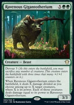 Ravenous Gigantotherium C20-63 Rare Near Mint Englisch