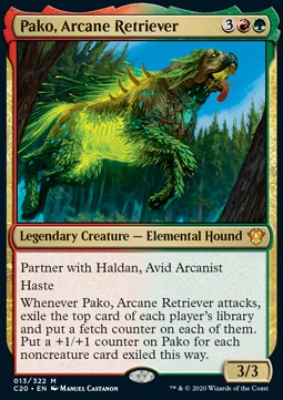 Pako, Arcane Retriever C20-13 Mythic Excellent Englisch Foil