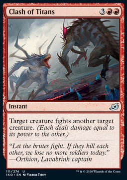 Duell der Titanen IKO-111 Uncommon Near Mint Deutsch