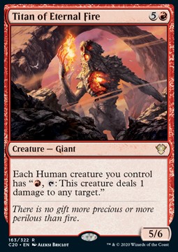 Titan of Eternal Fire C20-163 Rare Near Mint Englisch