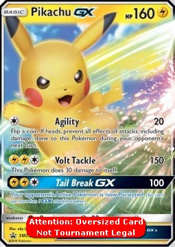Pikachu GX SM-232 Oversized Good Deutsch