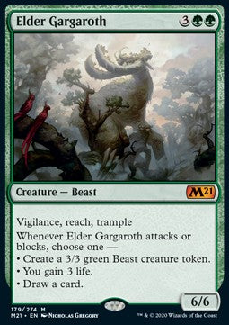 Elder Gargaroth M21-179 Mythic Excellent Englisch