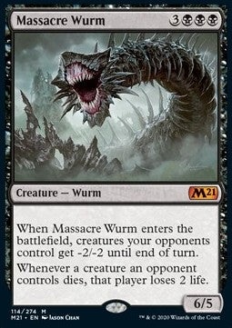 Massacre Wurm M21-114 Mythic Near Mint Englisch