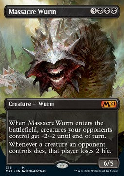 Massacre Wurm XM21-316 Mythic Excellent Englisch