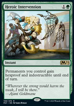 Heroic Intervention M21-188 Rare Excellent Englisch