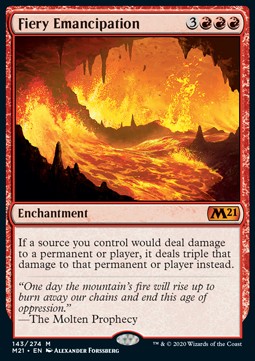 Fiery Emancipation M21-143 Mythic Excellent Englisch