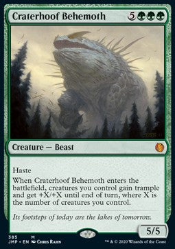 Craterhoof Behemoth JMP-385 Mythic Excellent Englisch