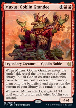 Muxus, Goblin Grandee JMP-24 Rare Excellent Englisch