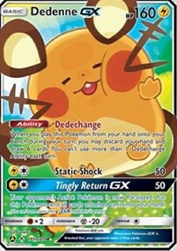 Dedenne GX UNB-195a Promo GD Deutsch