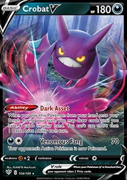 Crobat V DAA-104 Ultra Rare Near Mint Englisch