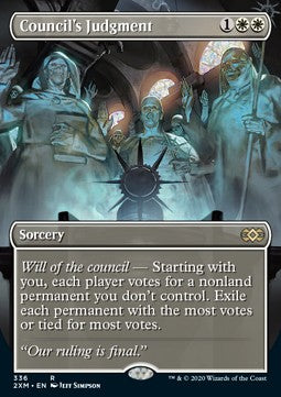 Council's Judgment X2XM-336 Rare Excellent Englisch Foil