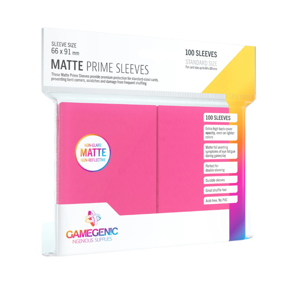 Gamegenic - Matte Prime Sleeves Standard Size (100) Orange