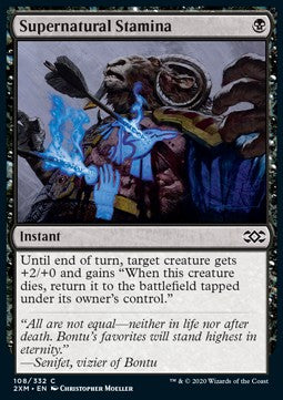 Supernatural Stamina 2XM-108 Common Good Englisch Foil