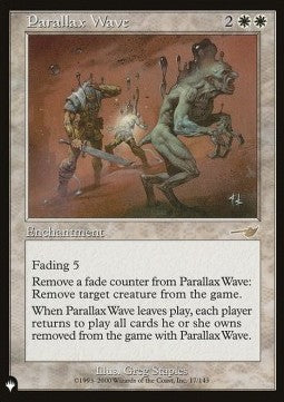 Parallax Wave ZNL-17 Rare Near Mint Englisch