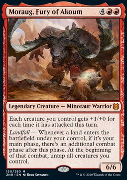 Moraug, Fury of Akoum ZNR-150 Mythic Excellent Englisch