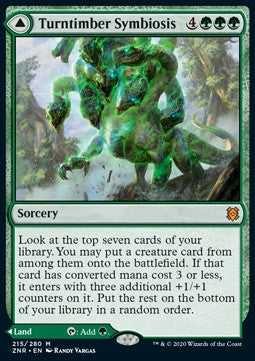 Turntimber Symbiosis // Turntimber, Serpentine Wood ZNR-215 Mythic Excellent Englisch