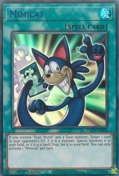 Kopierkatze (V.2) DLCS-078 Ultra Rare Excellent Deutsch 1. Auflage