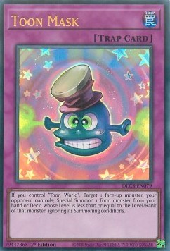 Toon Mask (V.1) DLCS-EN079 Ultra Rare Near Mint Englisch 1. Auflage