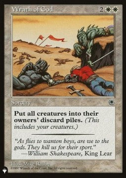 Wrath of God ZNL- Rare Good Englisch