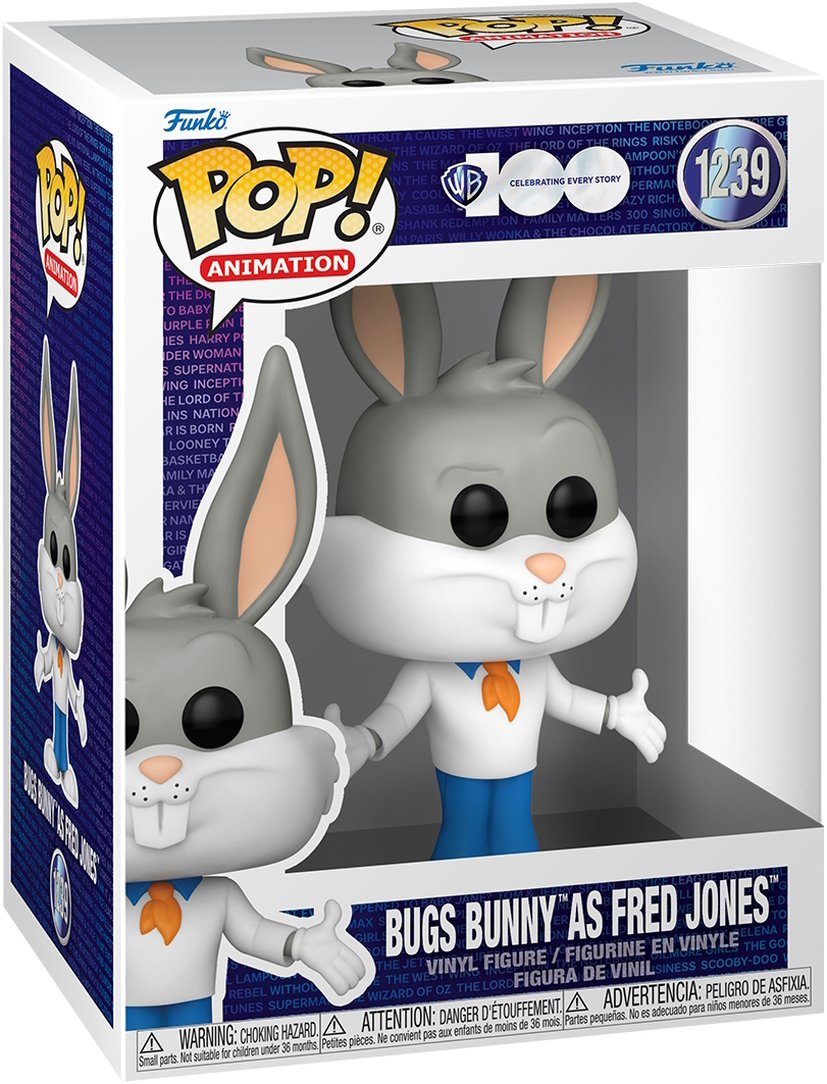 Funko POP! Looney Tunes x Scooby Doo - Bugs Bunny as Fred Jones #1239