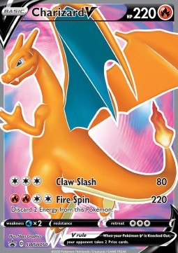 Charizard V SWSH-050 Promo Good Englisch