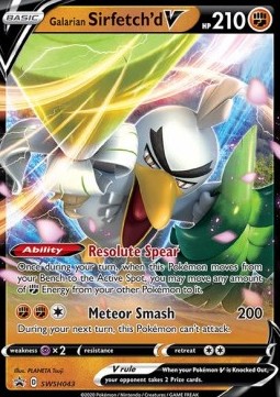 Galarian Sirfetch'd V SWSH-043 Promo Excellent Deutsch