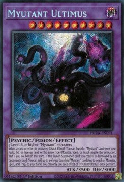 Myutant Ultimus PHRA-091 Secret Rare Excellent Deutsch 1. Auflage