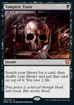 Vampiric Tutor CMR-156 Mythic Excellent Englisch