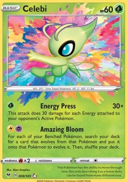 Celebi VIV-9 Amazing Rare Excellent Englisch