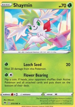 Shaymin VIV-15 Holo Rare Excellent Englisch