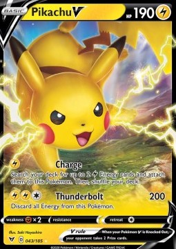 Pikachu V VIV-43 Ultra Rare Excellent Englisch