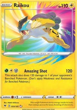 Raikou VIV-50 Amazing Rare Near Mint Englisch
