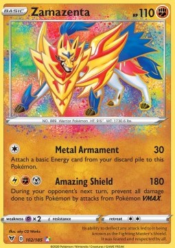 Zamazenta VIV-102 Amazing Rare Near Mint Englisch