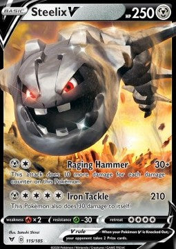 Steelix V VIV-115 Ultra Rare Excellent Englisch