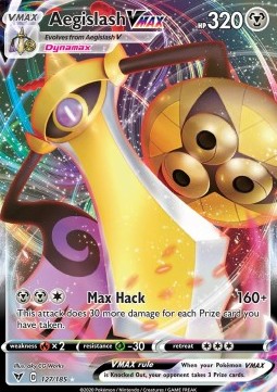 Aegislash VMAX VIV-127 Ultra Rare Excellent Englisch