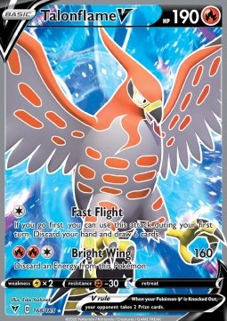 Talonflame V VIV-168 Ultra Rare Excellent Englisch