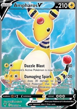 Ampharos V VIV-171 Ultra Rare Excellent Englisch